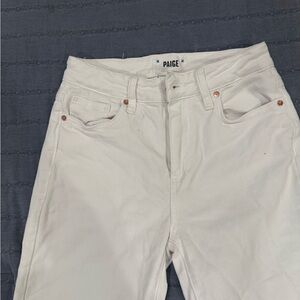 PAIGE Women's High Rise Cream Jeans “used”